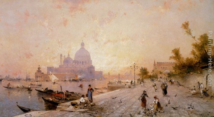 Franz Richard Unterberger Riva degli Schiavoni Venice